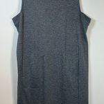 Duluth Trading Co. Women's Armachillo Sleeveless Tank Dress Gray Pockets Large Photo 0