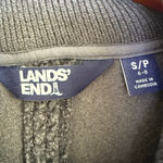 Lands' End Lands’ End Gray Sherpa Fleece Quarter Zip Pullover Jacket Women’s Size Small (6– Photo 4