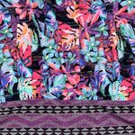 Swimsuits For All Tankini Top Floral Bandeau Swimsuit Swim Blousy 18 Blue Photo 4