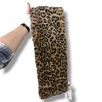 Apparis NWT Jasper Plush Leopard Print Black Brown Faux Fur Thread Through Scarf Photo 7