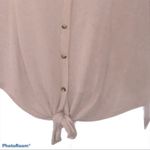 Altar'd State Altar’d State Waffle Knit Tie Front Blouse Size Small | Patchwork Paisley Boho Photo 3