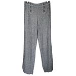 Maurice's Women Pants Small High Rise Linen Blend Sailor Nautical Minimalist Boho Photo 1