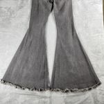 Vibrant  M.i.U. Women's Flare Jeans Gray Distressed Size 1 / 24 Photo 9