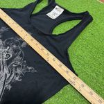 Vocal Vintage Y2K  APPAREL Tank Top LG CRYSTAL  Butterfly Distressed Punch Out Photo 4