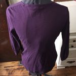 Knit Boden jeweled waistband jewel tone royalcore top Purple Size 12 Photo 1
