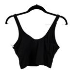 Halara  Black Cloudful Crop Tank Top Athletic Athleisure Women's Size S Photo 3