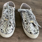 Bebe Sport Women's Daney Silver Star Lace-Up Fashion Sneakers size 10 Photo 0