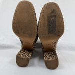 Gianni Bini  Leopard Print Ankle Boots Size 9.5M Block Heel Leather Upper‎ Photo 8
