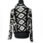 No Boundaries  Aztec Cowl Neck Sweater XS | Boho Business Casual Pullover Photo 5