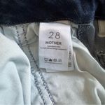 MOTHER The Major Zip Flood Wide Leg Jeans In Electric Souvenir Size 28 Blue Photo 8