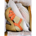 KORKS Womens DEE Orang Buckle Block Heels 8 Coastal Cowgirl OSU Team Spirit NFL Orange Photo 1