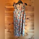 Frye  V-neck maxi dress floral pattern 97% polyester and 35% spandex. Women’s M Photo 1