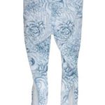 Lululemon Train Times 7/8 Pants White Flower Leggings Womens Size 8 Photo 5