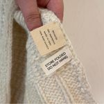 Mirth Chunky Knit Sleeveless Sweater Vest Baby Alpaca‎ Snow Ivory Small Photo 12