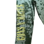 GUNS N ROSES Sweatpants Green Tie Dye Elastic Waist Pull On, Size XS Photo 3