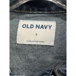 Old Navy  Dark Wash Denim Jacket Size Small Pockets Button Up Collar‎ Cotton Photo 2
