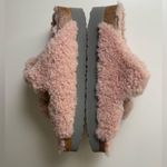 Birkenstock  Arizona Big Buckle Shearling Sandals Teddy Crystal Rose 8 Photo 8