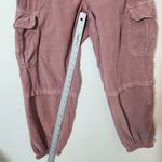 American Eagle  Pink Corduroy Cargo Joggers Size 14 Photo 7
