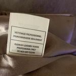 June Suede Leather Button Closure Cropped Jacket Taupe Brown Gray Size L Photo 9