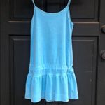 Vintage Lush Terry‎ Cloth Dress Blue Photo 4