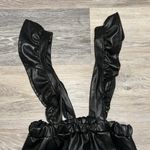 Black Ruffled Pinafore Skirt Size 8 Photo 2