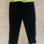 Forever 21  Neon Green and Black Leggings Sz M Photo 3