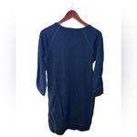 J.Crew long sleeved navy blue crew neck tunic size small Photo 3