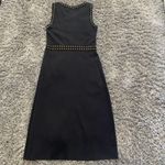 Salvatore Ferragamo FERRAGAMO USA Studded Trim Sleeveless Wool Dress​​​​​​​​​​ Photo 4