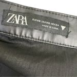 ZARA  Faux Leather Black Wrap Skirt Photo 4