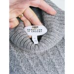 Derek Lam 10 Crosby Gray Chunky Knit Turtleneck Sweater Vest Alpaca Small Luxury Photo 4