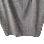Hugo Boss  Dironah Virgin Wool Gray Windowpane Sheath Dress size 4 Photo 5