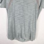 Anthropologie Knitted Knotted Small Top Knit Sparkly Gray Blue Cowl Crochet 392 Photo 7