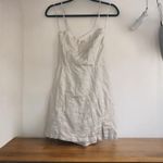 ✨OAK + FORT LINEN BLEND OPEN BACK MINI SZ 8 DRESS✨ Photo 6