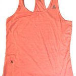 Reebok  CrossFit‎ Tank Top Racerback Zip Up Side Pocket Pink Orange Size Medium Photo 0