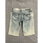 Dollhouse Denim Jean Shorts Womens Juniors Size 1 Distressed Light Washed NWT Photo 11