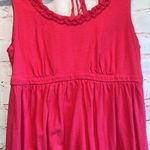 Loft Dress Womens Medium Sleeveless Babydoll Style Pink Scoop Neck casual sun Photo 3