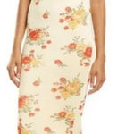 Danielle Bernstein WEWOREWHAT Floral Fitted Midi Dress Sz S Photo 0