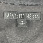 Lafayette 148 New York‎ Dress Size 0 Button Up Short Sleeve Casual Utility Work Black Photo 2