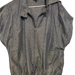 Derek Lam  DesigNation "Rio"
Cap Sleeve Hooded Shirt Size xl Photo 0