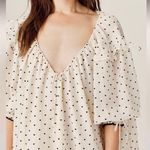 For Love & Lemons Eden Mini Dress tiny velvet flocked hearts Photo 1