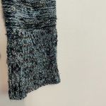 American Eagle  Fireside Marled Sweater Blue Navy Blue Gold Metallic Cotton Small Photo 15