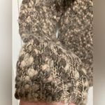 J. Jill Brown Multicolor Popcorn Knit Wool Blend Long Sleeve Sweater Photo 4