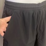 Lululemon Women’s Pull-On Elastic Black Athletic Shorts Drawstring Pockets-Med Photo 2