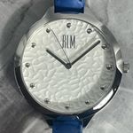 Robert Lee Morris Women's Brand New Blue Strap Silver Watch Water Resistant Photo 5