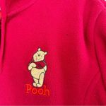 Disney  Store Vintage Pullover Pooh Bear Pink Fleece Y2K 2000s Photo 1