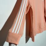 Adidas Classic Peach 3 Stripe Pullover Crewneck Sweater Size 2XL Photo 1
