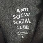 Anti Social Social Club Black Hoodie Size Medium Unisex Streetwear Sweatshirt Photo 7