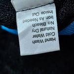 Ming Wang  Lace Jacket PXL Petite XL Black Blue Piping 3/4 Sleeve Hook Eye $300 Photo 9