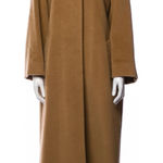 Cinzia Rocca Long Pure Virgin Wool Brown Coat Vintage Made in Italy sz 16 Photo 0