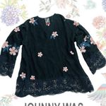 Johnny Was  Flowy Lace Embroidered Top Photo 1